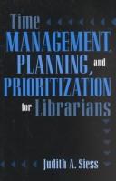 Time management, planning, and prioritization for librarians  Cover Image