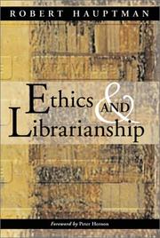 Ethics and librarianship  Cover Image