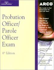 Probation officer/parole officer exam  Cover Image