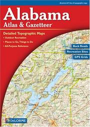 Alabama atlas & gazetteer  Cover Image