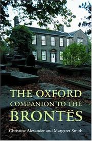 The Oxford companion to the Brontës  Cover Image