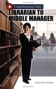 Transitioning from librarian to middle manager  Cover Image