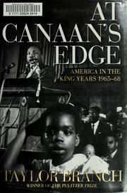 At Canaan's edge : America in the King years, 1965-68  Cover Image
