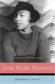 Zora Neale Hurston : a biography of the spirit  Cover Image