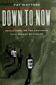 Down to now : reflections on the Southern civil rights movement  Cover Image