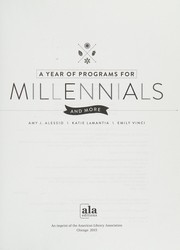 A year of programs for millennials and more  Cover Image