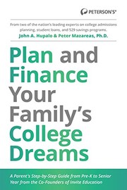 Plan and finance your family's college dreams : a parent's step-by-step guide from pre-k to senior year  Cover Image
