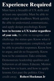 Experience required : how to become a UX leader regardless of your role  Cover Image