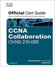 CCNA collaboration 210-065 CIVND official cert guide  Cover Image