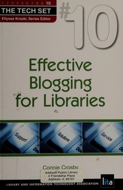 Effective blogging for libraries  Cover Image