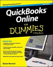 Quickbooks online for dummies  Cover Image