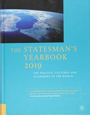 The Statesman's yearbook 2019 : the politics, cultures and economies of the world  Cover Image