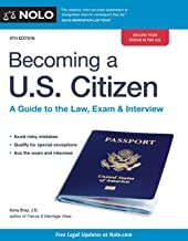 Becoming a U.S. citizen : a guide to the law, exam & interview  Cover Image