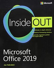 Microsoft Office 2019 inside out  Cover Image