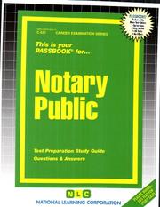 Notary public : test preparation study guide, questions & answers. Cover Image