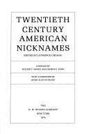 Twentieth century American nicknames  Cover Image