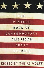 The Vintage book of contemporary American short stories  Cover Image
