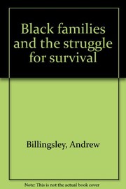 Black families and the struggle for survival. Cover Image