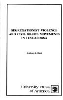 Segregationist violence and civil rights movements in Tuscaloosa  Cover Image