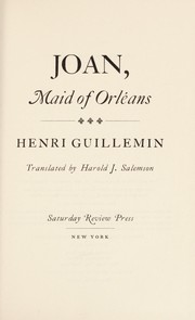 Joan, Maid of Orleans. Cover Image