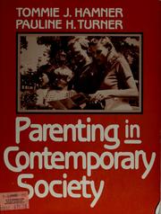 Parenting in contemporary society  Cover Image