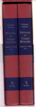Dictionary of Georgia biography  Cover Image