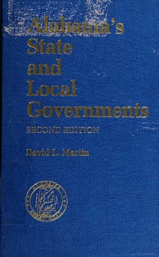 Alabama's state and local governments  Cover Image
